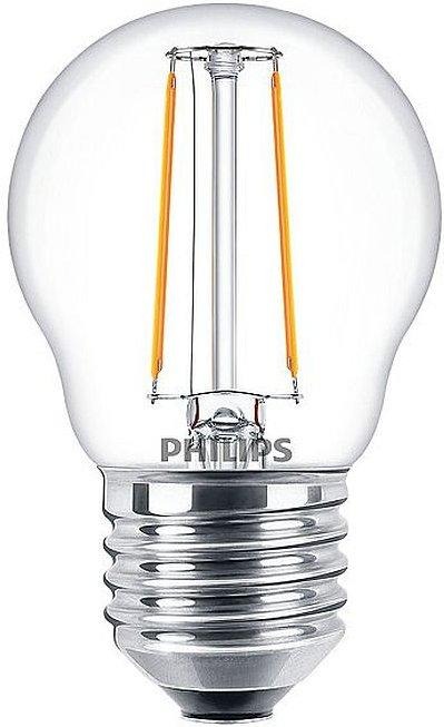 LED Tropfenlampe CorePro LEDLuster 2-25W 250lm P45 E27 klar Glas IP44 
