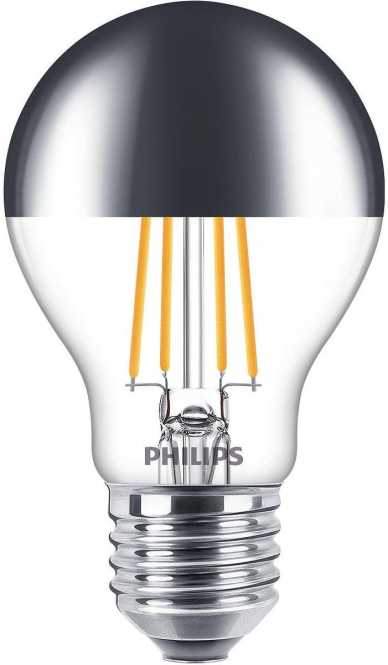 LED Lampe MASTER Value CM 7,2-50W 650lm E27 927 A60 klar Glas DIM Kopfspiegel 