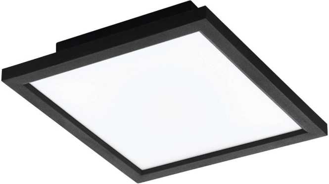 LED-CCT-Deckenleuchte 300X300 schwarz/weiß 15,2W 