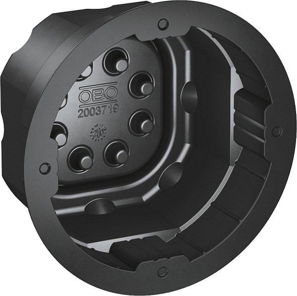 Dichteinsatz für Gerätedosen DM 61x40mm TPE blaugrau RAL7031 