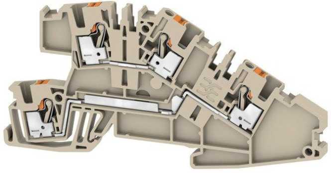 Durchgangsreihenklemme AWG12-28 2,5mm² 