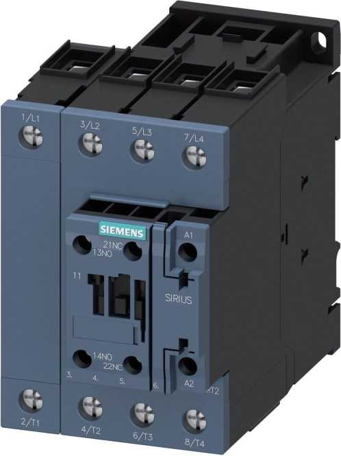 Schütz, AC-1, 110 A/400 V/40 °C, S2, 4-polig, AC 230V/50Hz, 1S+1Ö 