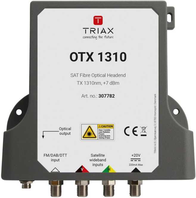 OTX 1310 Kit - optische Sendeeinheit + Wideband LNB 