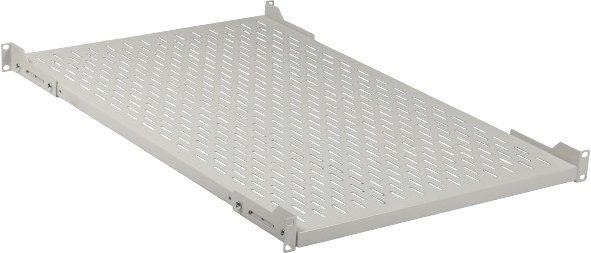 19 Zoll 1HE Schwerlast Fachboden tiefenverst. iefe 750mm Schrankt. 1000 RAL7035 