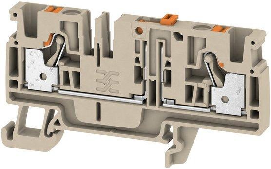 Trenn- und Messtrenn-Reihenklemme PUSH IN 4 mm² 500 V 24 A 