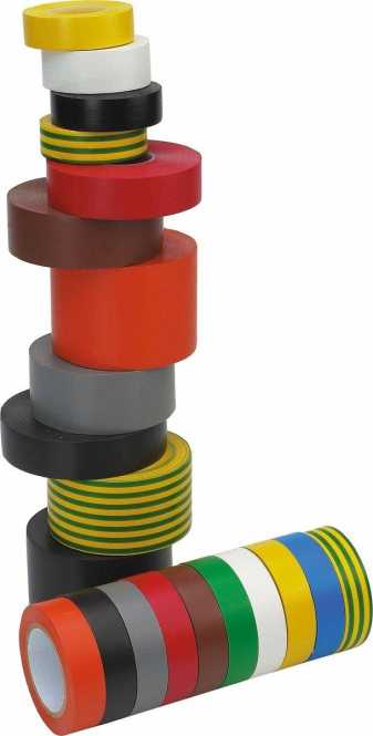 Isolierband Universal DIN EN 60454 Farbe schwarz 15mmx10m 