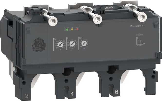 Elektronisches Auslösegerät MicroLogic 2.3 630A 3P3D für ComPacT NSX630 