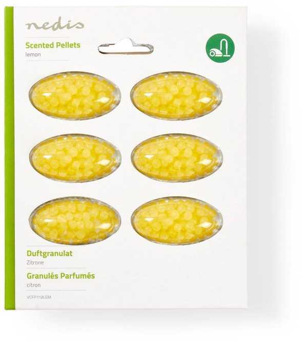 Duftperlen für Staubsauger Zitrone 6 Nachfüllungen gelb 