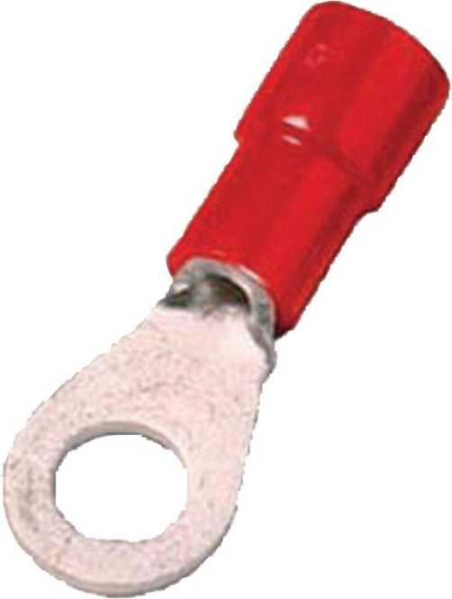 Isolierter Quetschkabelschuh 10mm² M8 rot 