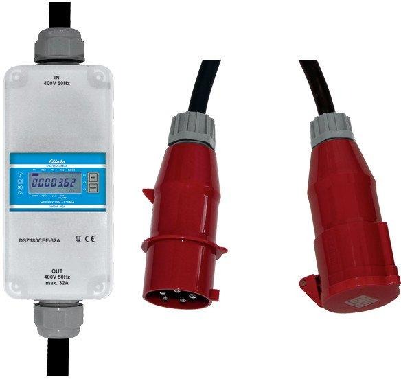 Mobiler Drehstromzähler DSZ180CEE-32A MID 