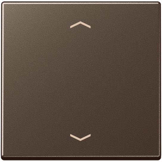 Steuertaste Standard, mit Pfeilsymbolen, Duroplast lackiert, Serie A, mokka 