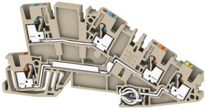 Installations-Etagenklemme AITB 2.5 N-L-PE 