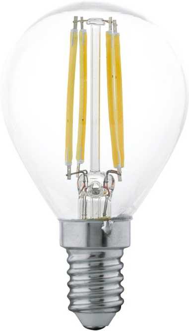 LED Tropfenlampe E14 Filament P45 4W 350lm 2700K 