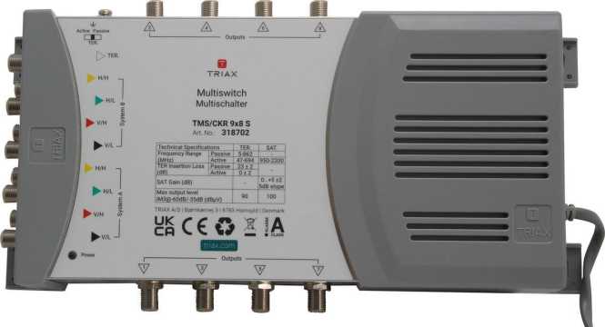 Einzel-Multischalter 9in/8out TMS/CKR 9x8 S 