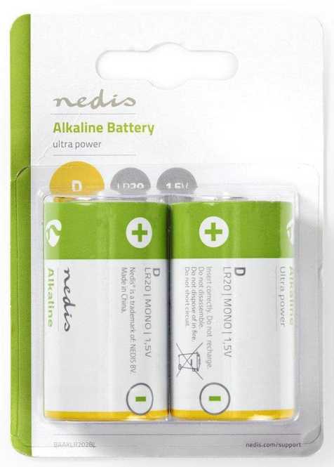 Alkaline Batterie D 1,5 V BAAKLR202BL 