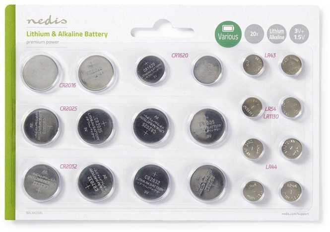 Lithium / Alkaline Knopfzellenbatterie Multi Pack BALAK20BL 