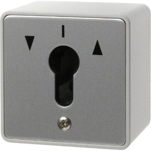 Jalousie-Schlüsseltaster Ap für Profil-H albzylinder Druckguss IP44 