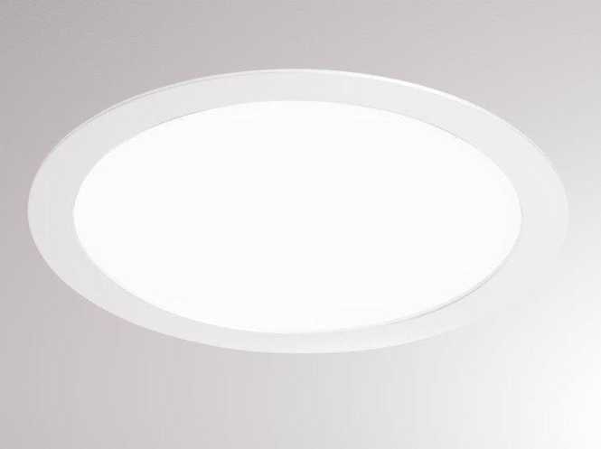 MOON ROUND Deckeneinbauleuchte weiß matt DA 285mm DM 300mm H20mm LED 17W 3000K 