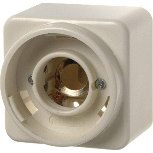 Lichtsignal E14 Aufputz weiß glänzend 