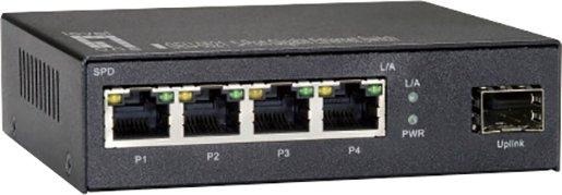 5-Port Gigabit Ethernet Switch 4x RJ45 1x GE SFP 