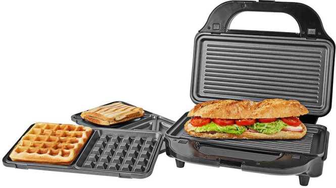 Multifunktionsgrill KAMG120FBK 900 W 280x150 mm 