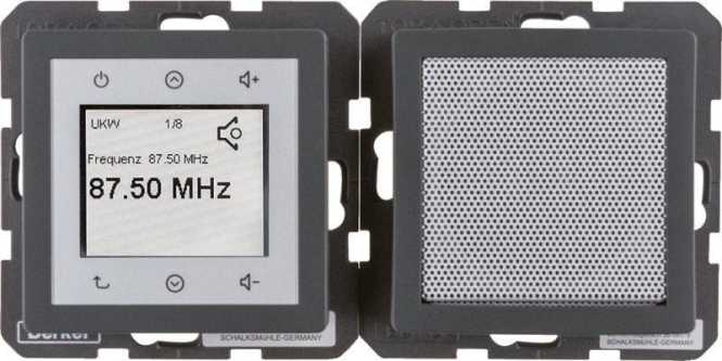 Radio Touch DAB+/Bluet. Set mit LS anthrazit matt Q.x 