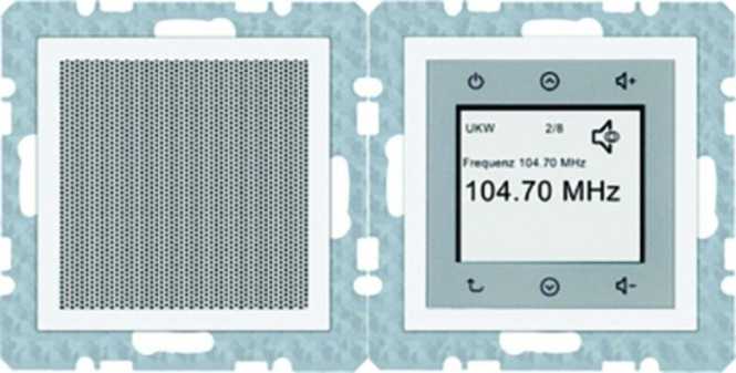 Radio Touch DAB+/Bluet. Set mit LS polarweiß matt S.1/B.x 