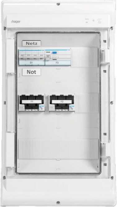 Not-Stromverteiler 3-reihig VE312SN1 