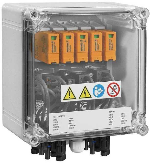 Photovoltaik Generatoranschlusskasten 1000V 2 MPPT Überspannungsschutz II WM4C 