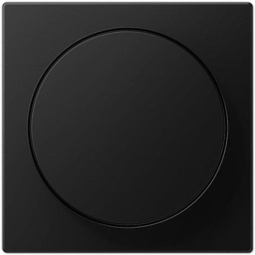 Abdeckung für Drehdimmer Thermoplast lackiert Serie A graphitschwarz matt 