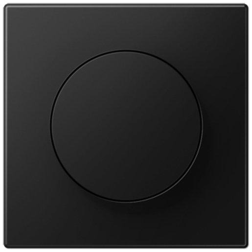 Abdeckung mit Drehknopf Serie LS graphitschwarz matt 