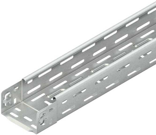 Kabelrinne gelocht mit angeprägtem Verbinder 60x100x3000 mm CITO Stahl 