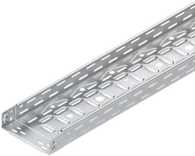 Kabelrinne gelocht mit angeprägtem Verbinder 60x200x3000 mm CITO Stahl 