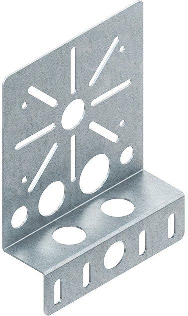 Montageplatte Stahl bandverzinkt DIN EN 10346 inkl. Zubehör 
