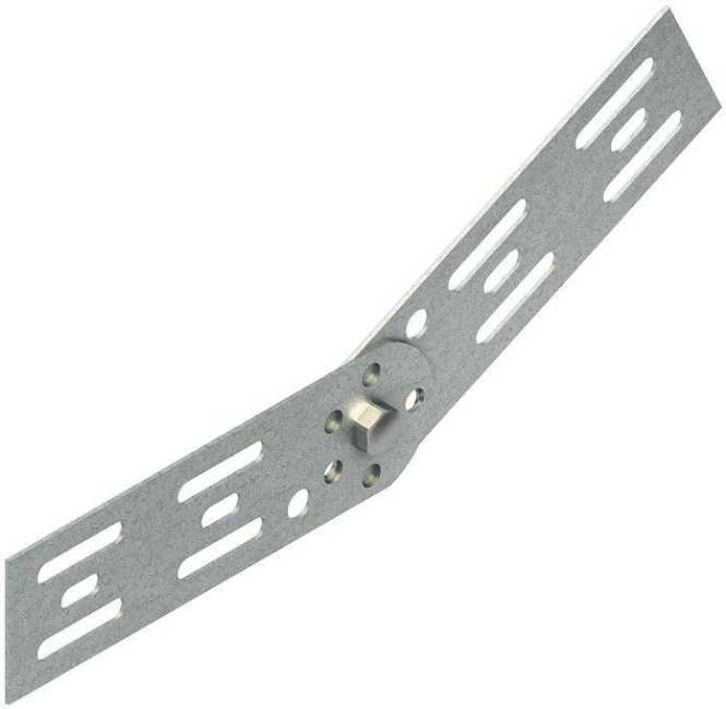 Gelenkverbinder vertikal Höhe 47mm Stahl bandverzinkt DIN EN 10346 inkl. Zubehör 