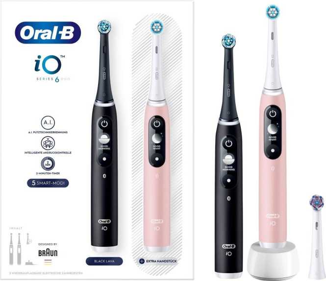 Zahnbürste Oral-B iO Series 6 mit 2. Handstück 
