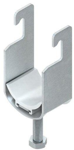 Universal-Bügelschelle für 1 Kabel Ø 58-64 mm Schlitzweite 18-22 mm Stahl 