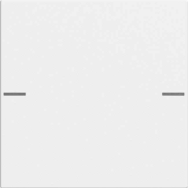 Wippenset 1-fach für Tastsensor 4 System 55 Reinweiß seidenmatt 