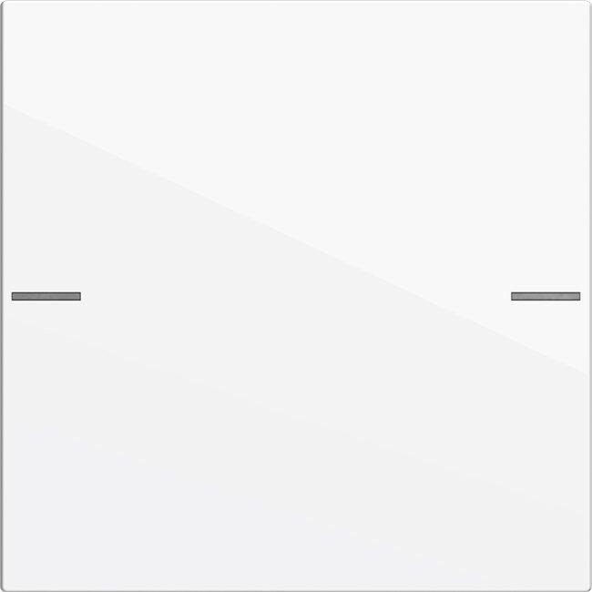 Wippenset 1-fach für Tastsensor 4 System 55 Reinweiß glänzend 