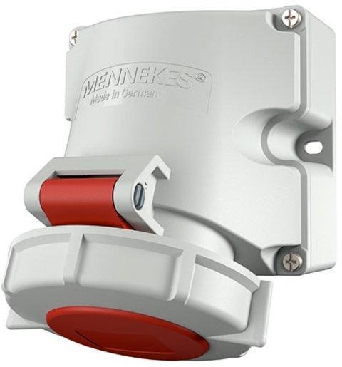 Wanddose 16A 5-polig 6h 400V HW/VN IP67 