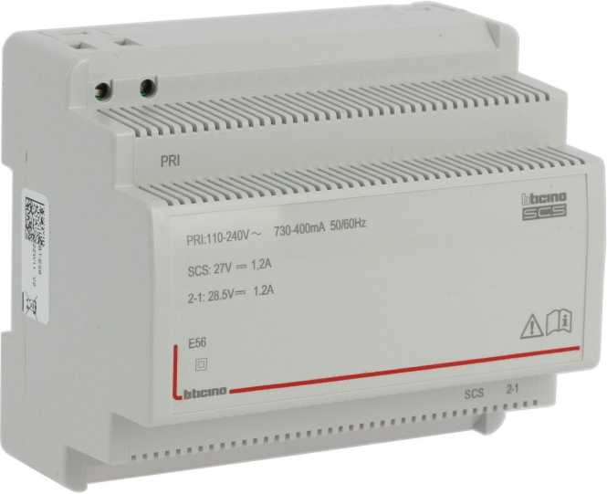 Reiheneinbau-Spannungsversorgung für MyHOME-Bussystem 1,2A 6 Teilungseinheiten 