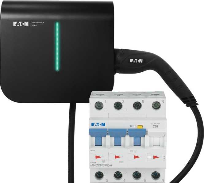 Green Motion Home Ladestation und Kombischalter EPA-GMHOMRB4 