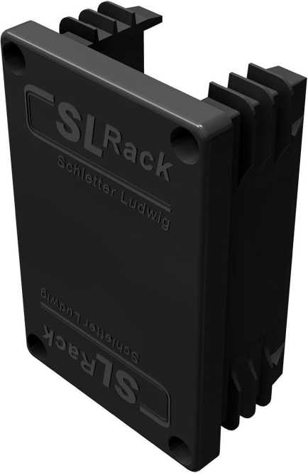 Endkappe 60x40 schwarz 