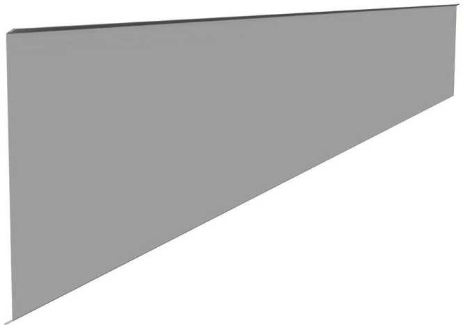 Windschottblech oben 10 Grad 2.0 