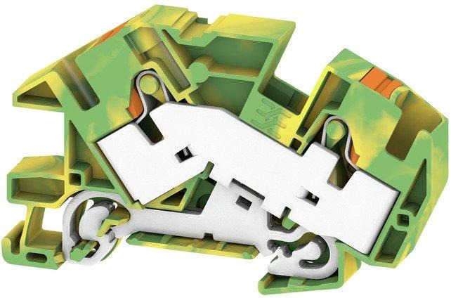 Schutzleiter-Reihenklemme 16 mm² grün/gelb 