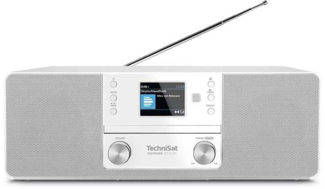 Uhrenradio Digitradio 370 CD BT CD-Player mit MP3 Fernbedienung weiß 