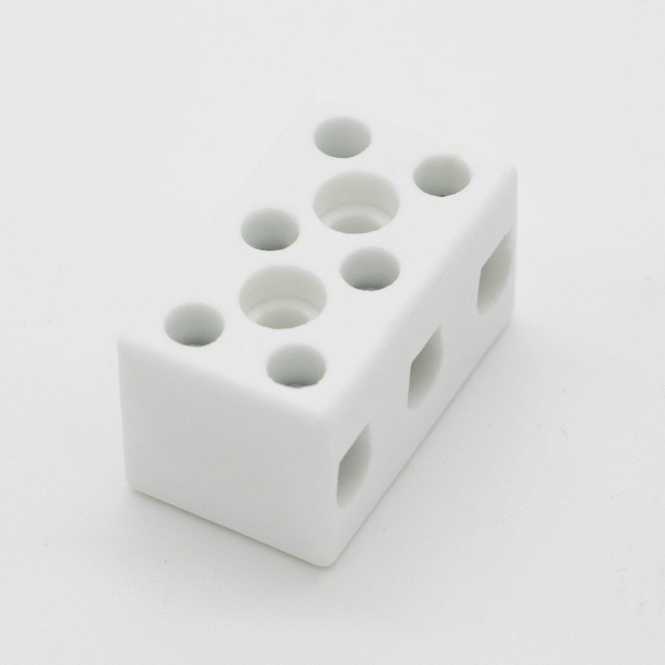 Keramikklemme 10mm² 3-polig 