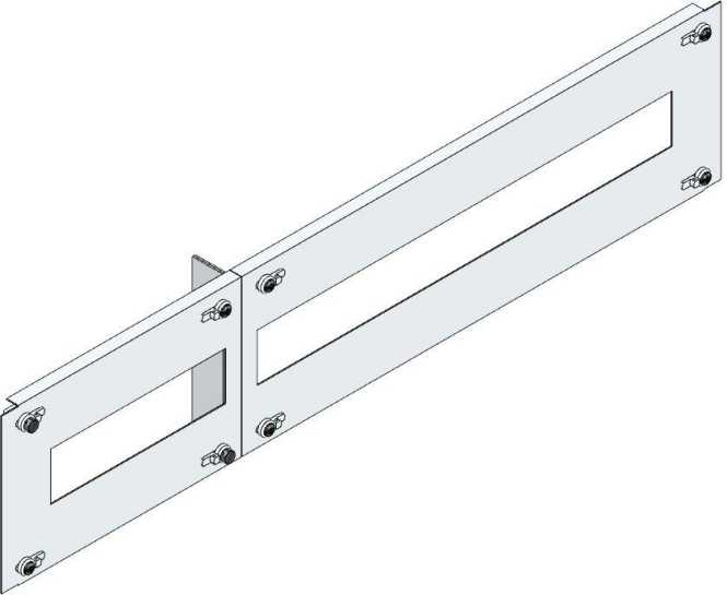 Blenden Teilungs-Set Breite C Metall, 1/3+ 2/3 geteilt 