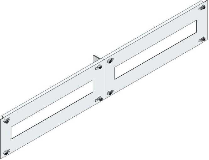 Blenden Teilungs-Set Breite D Metall, mittig geteilt 