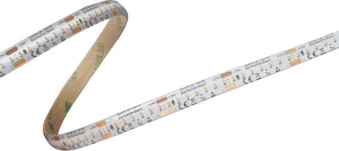 LED-Band LED STRIP BASIC 210 IP54 Rolle 500cm 24V DC 72W 3000K 1080lm/m 